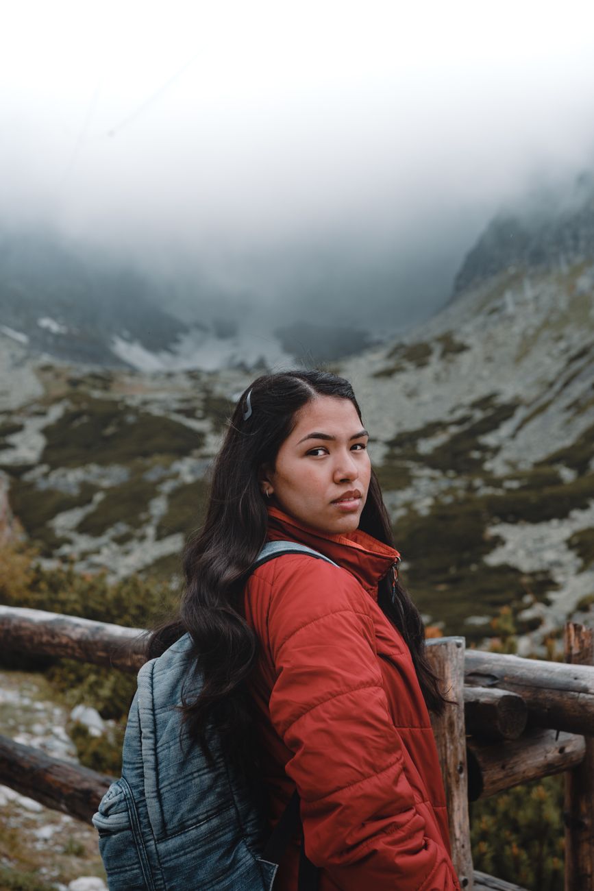 Woman Mountaineer Portrait