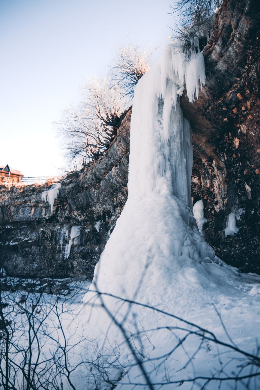 Frozen Waterfall Ice