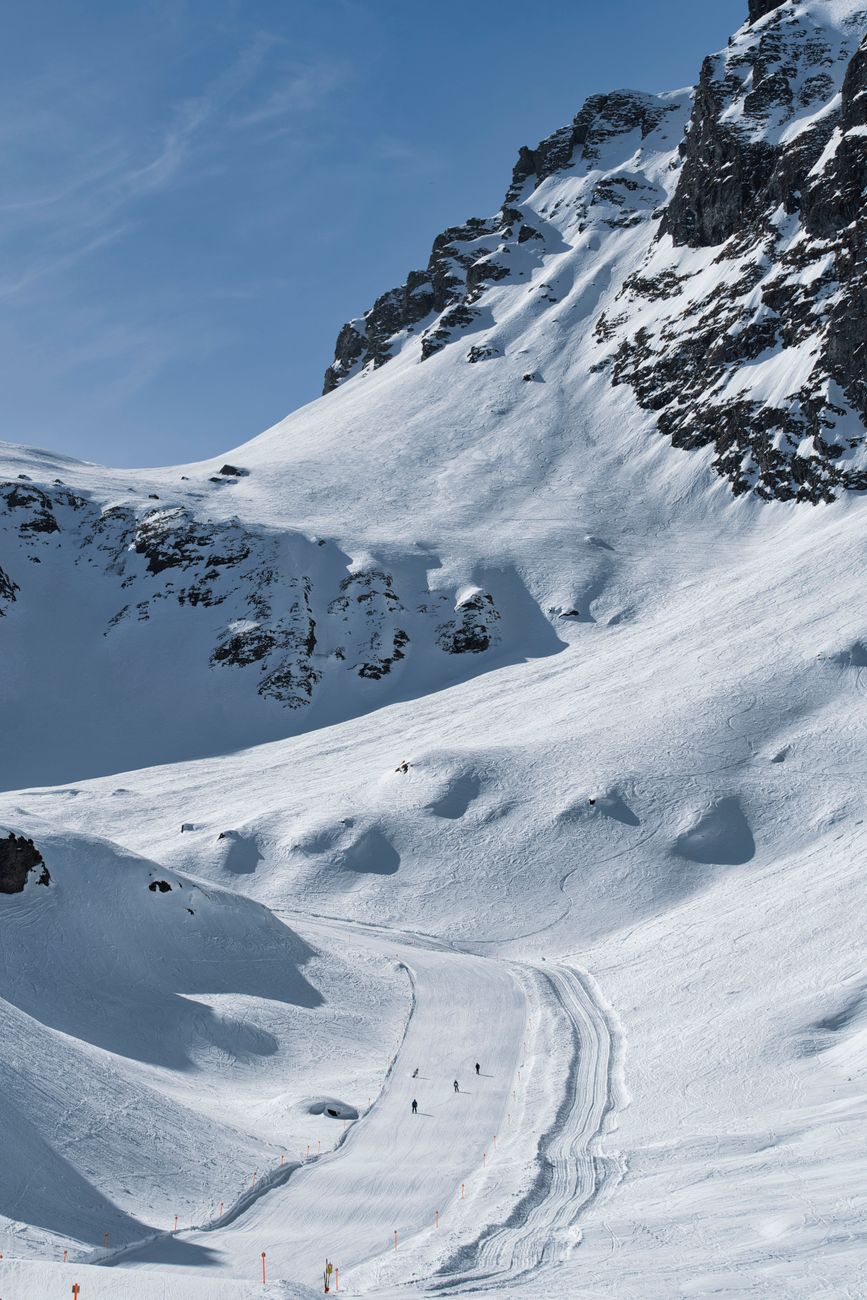Alpine Glacier Winter