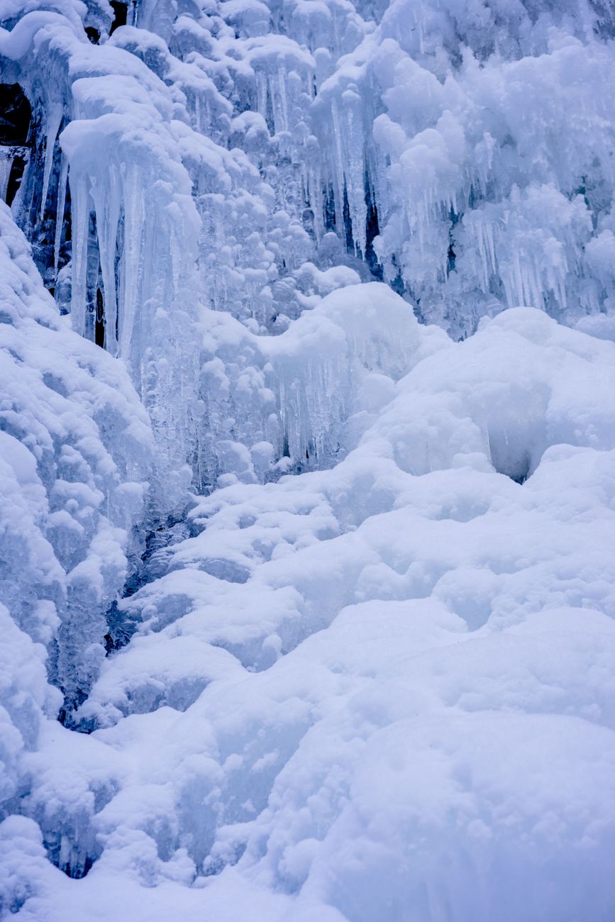 Frozen Waterfall Blue Ice