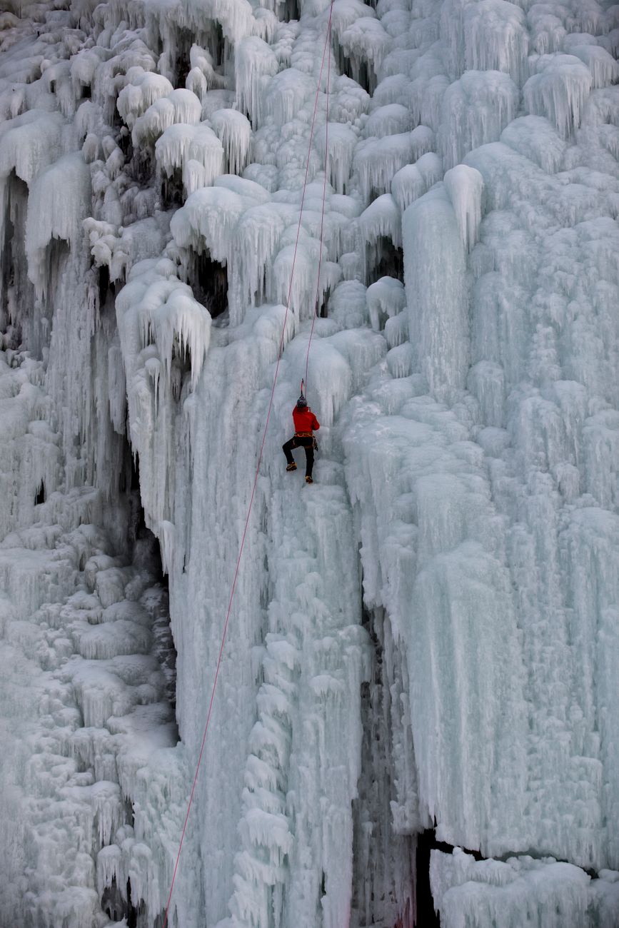 Waterfall Ice Climbing